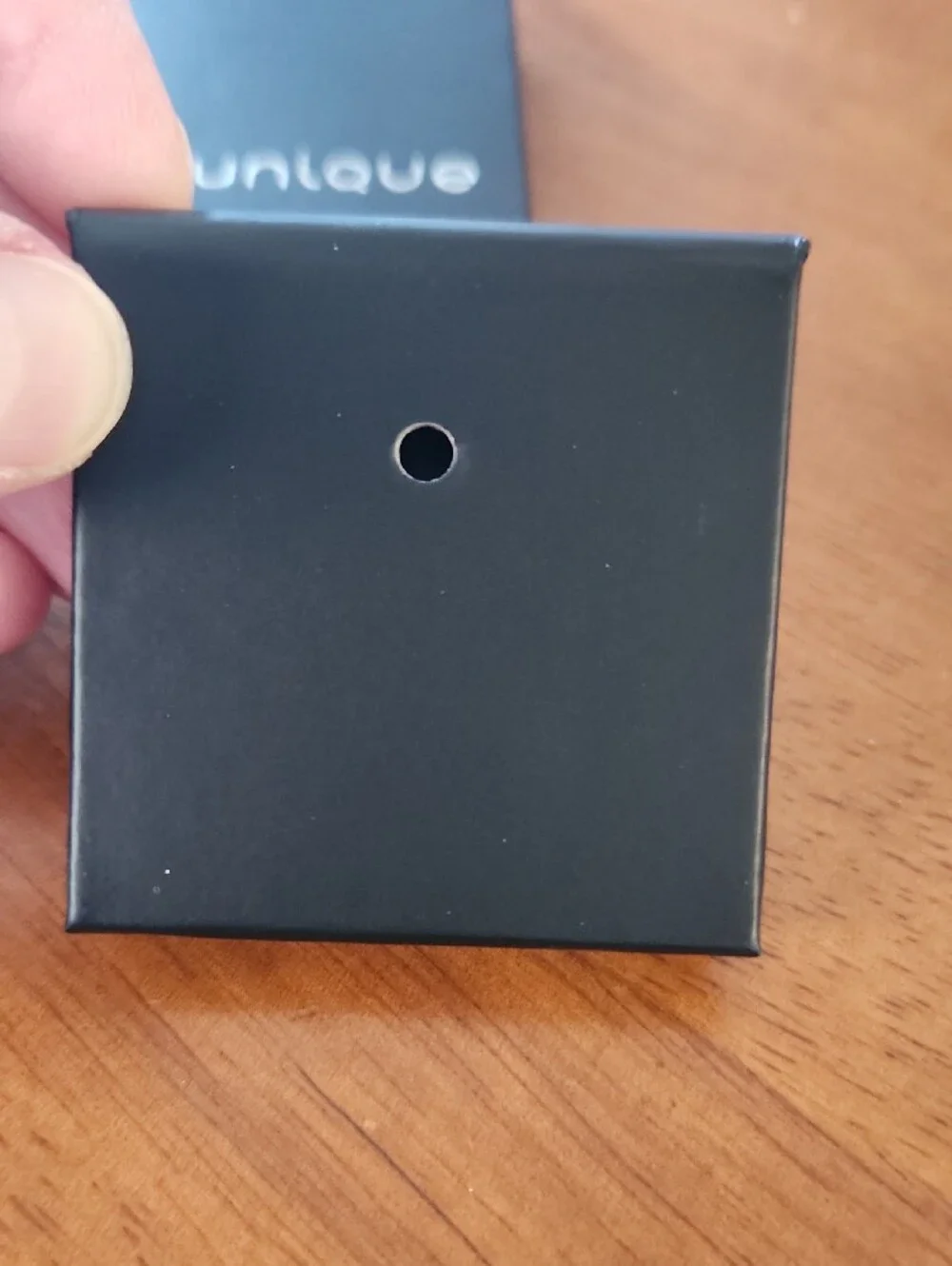 Younique Black Eyeshadow Compact with Pink Accent